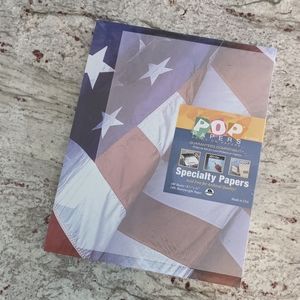 📚🎒🚸✏️ Pop Papers Package Sealed American Flag Patriotic Speciality Ampad NWT